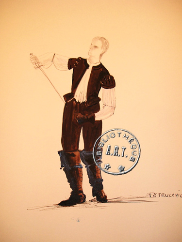 Les maquettes de décors et de costumes de théâtre