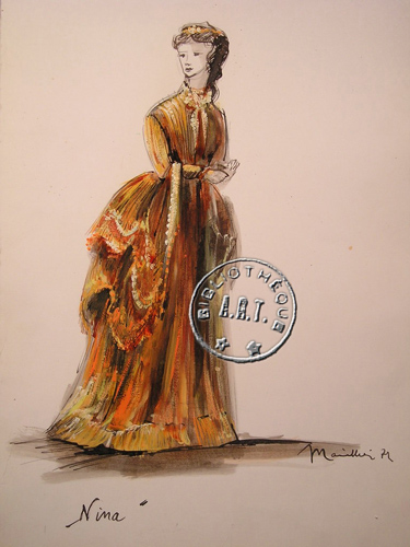 les décors et costumes de Mouette (la) de Anton TCHEKHOV - 1978