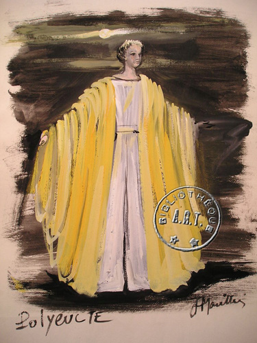 les décors et costumes de Polyeucte de Pierre CORNEILLE - 1987