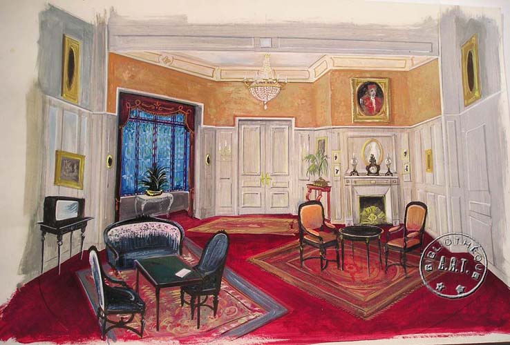 les décors et costumes de Présidente (la) de Maurice HENNEQUIN - 1988