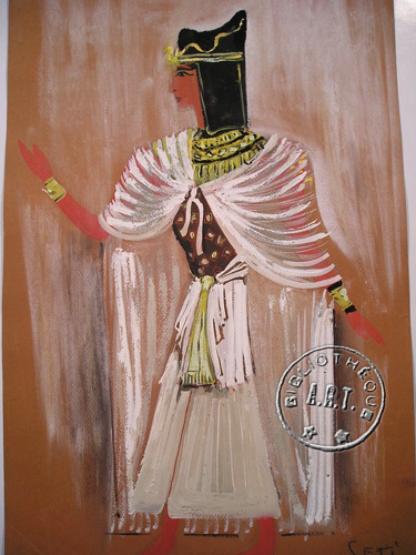 les décors et costumes de Prince d'Égypte (le) de Christofer FRY - 1956