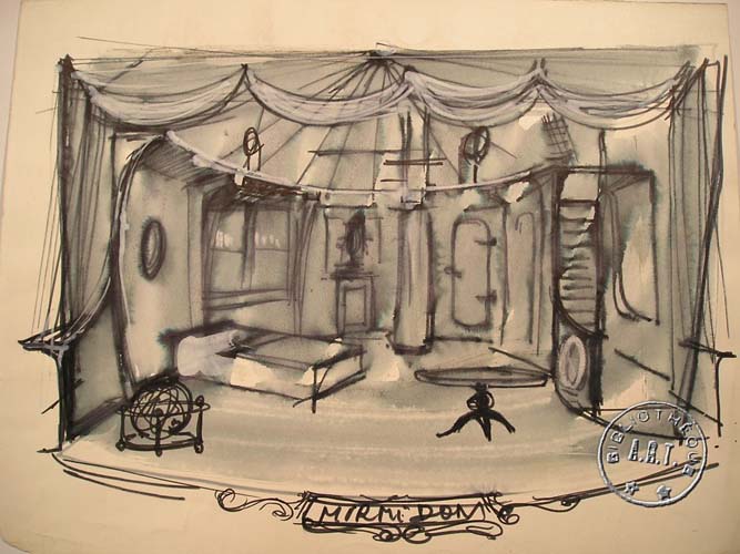 les décors et costumes de Quoat-Quoat de Jacques AUDIBERTI - 1968