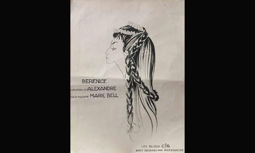 les décors et costumes de Bérénice de Jean RACINE - 1960