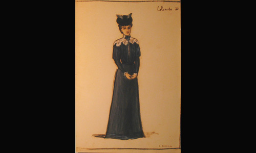 Les maquettes de décors et de costumes de théâtre