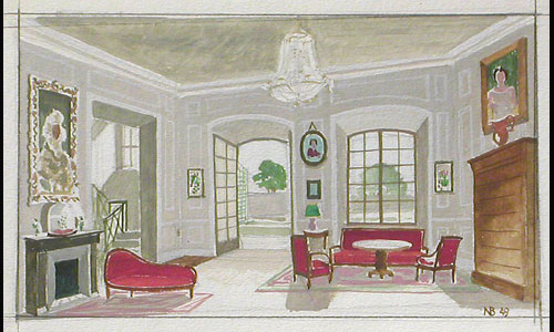 les décors et costumes de Madame Adélaïde de Jean-François JEANTET - 1949
