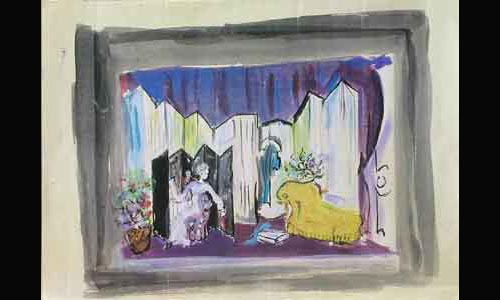 les décors et costumes de Monstres sacrés (les) de Jean COCTEAU - non-identifiée