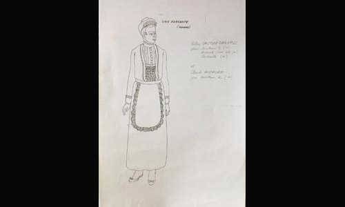 Les maquettes de décors et de costumes de théâtre