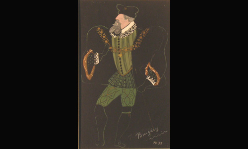 les décors et costumes de Elisabeth la femme sans homme de André JOSSET - 1936