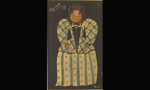 Les maquettes de décors et de costumes de théâtre