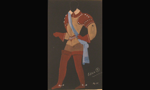 Les maquettes de décors et de costumes de théâtre