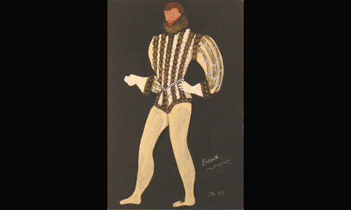 Les maquettes de décors et de costumes de théâtre