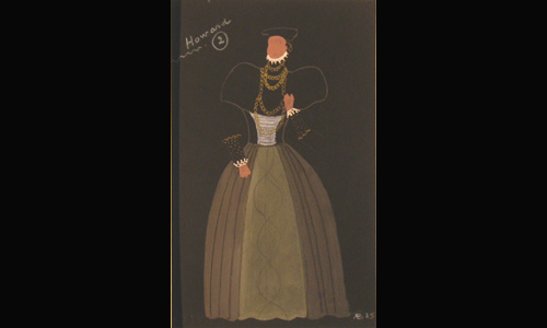 Les maquettes de décors et de costumes de théâtre