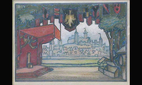 Les maquettes de décors et de costumes de théâtre