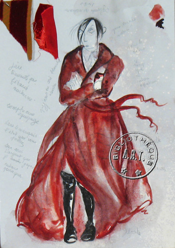 Les maquettes de décors et de costumes de théâtre