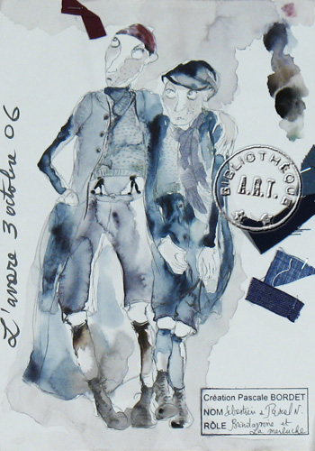 Les maquettes de décors et de costumes de théâtre