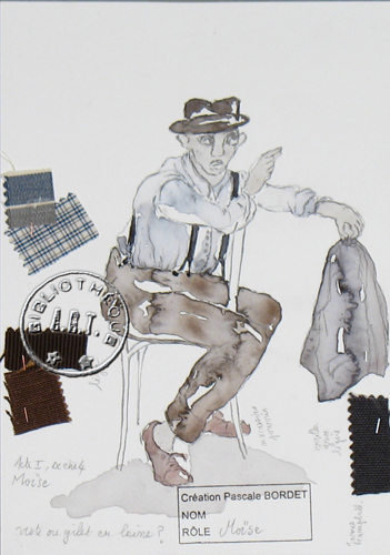 Les maquettes de décors et de costumes de théâtre