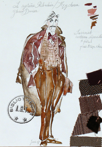 Les maquettes de décors et de costumes de théâtre