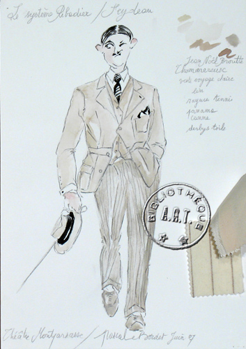 Les maquettes de décors et de costumes de théâtre