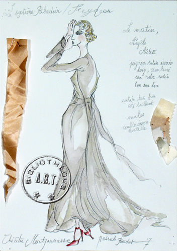 Les maquettes de décors et de costumes de théâtre