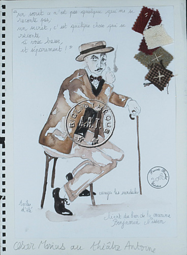 les décors et costumes de César, Fanny, Marius de Marcel PAGNOL - 2009