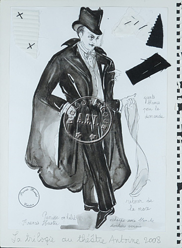 Les maquettes de décors et de costumes de théâtre