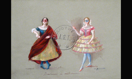 Les maquettes de décors et de costumes de théâtre