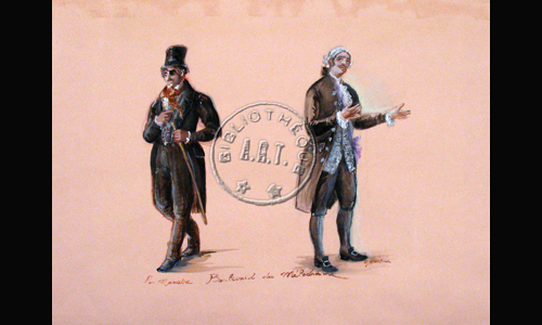 Les maquettes de décors et de costumes de théâtre