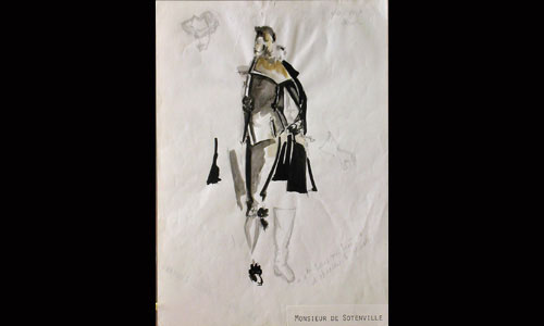 Les maquettes de décors et de costumes de théâtre