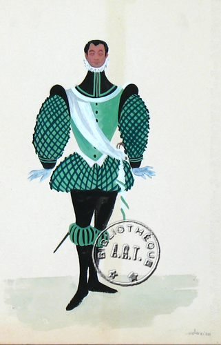 Les maquettes de décors et de costumes de théâtre