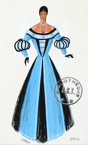 Les maquettes de décors et de costumes de théâtre