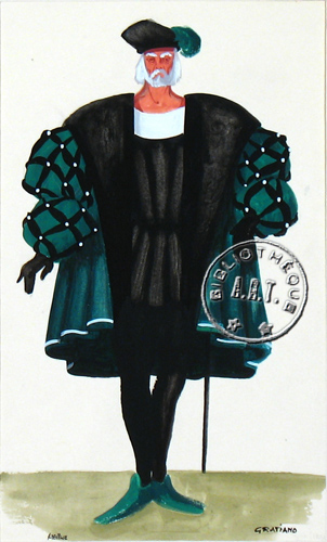 Les maquettes de décors et de costumes de théâtre