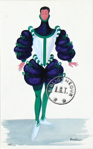 Les maquettes de décors et de costumes de théâtre
