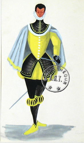 Les maquettes de décors et de costumes de théâtre