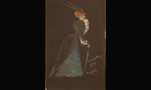 Les maquettes de décors et de costumes de théâtre