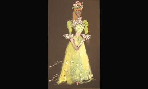 Les maquettes de décors et de costumes de théâtre