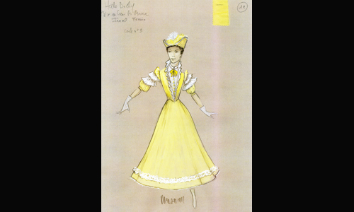 Les maquettes de décors et de costumes de théâtre