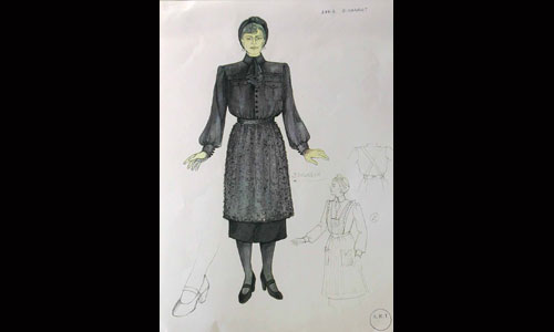 Les maquettes de décors et de costumes de théâtre