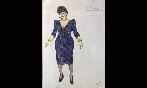 Les maquettes de décors et de costumes de théâtre
