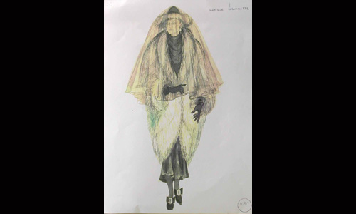 Les maquettes de décors et de costumes de théâtre