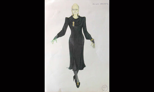 Les maquettes de décors et de costumes de théâtre