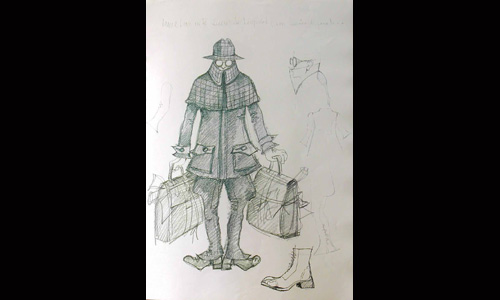 Les maquettes de décors et de costumes de théâtre