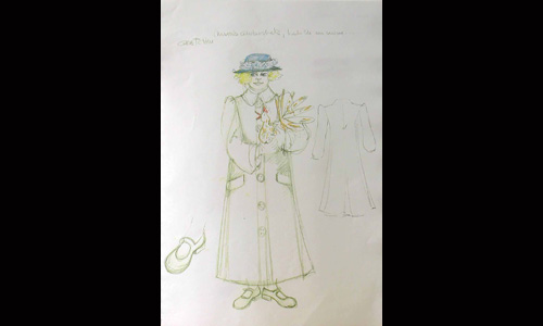 Les maquettes de décors et de costumes de théâtre