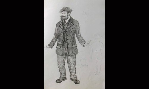 Les maquettes de décors et de costumes de théâtre