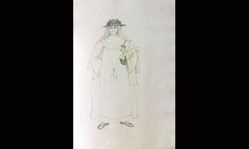 Les maquettes de décors et de costumes de théâtre