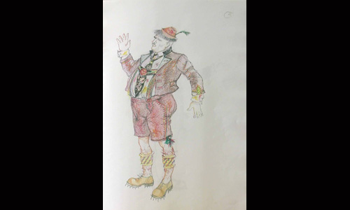 Les maquettes de décors et de costumes de théâtre