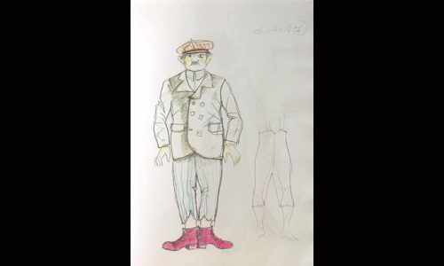 Les maquettes de décors et de costumes de théâtre