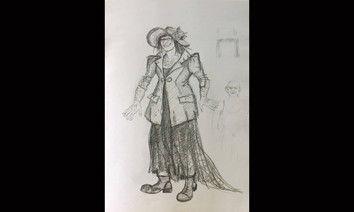 Les maquettes de décors et de costumes de théâtre