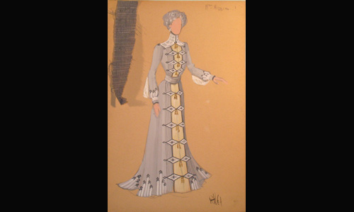 Les maquettes de décors et de costumes de théâtre