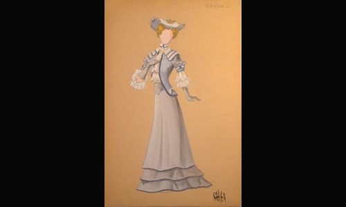 Les maquettes de décors et de costumes de théâtre