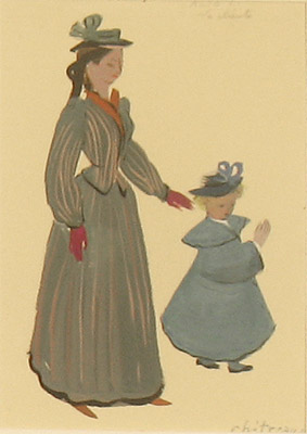 Les maquettes de décors et de costumes de théâtre
